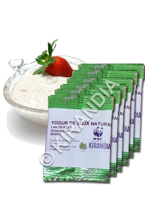 Fermentos Yogur de Soja Natural (6 Sobres) - KIRANDIA - La tienda del  kombucha