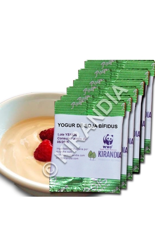 Fermentos Yogur de Soja Natural (6 Sobres) - KIRANDIA - La tienda