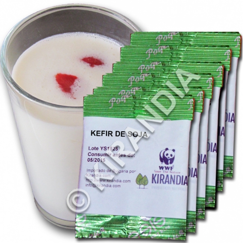 Fermentos Yogur de Soja Natural (6 Sobres) - KIRANDIA - La tienda