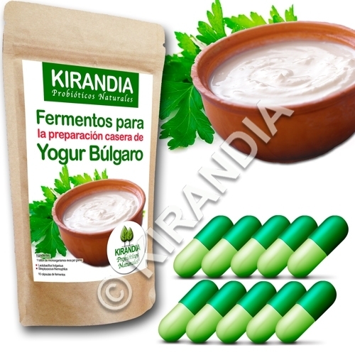 Fermentos Yogur Búlgaro (10 Cápsulas) - especial YOGURTERAS