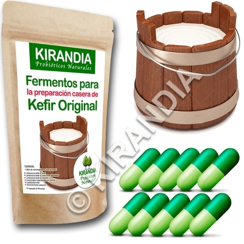 Fermentos Yogur de Soja Natural (6 Sobres) - KIRANDIA - La tienda del  kombucha