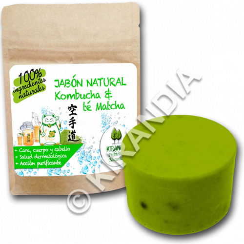 Jabón de Kombucha y té Matcha