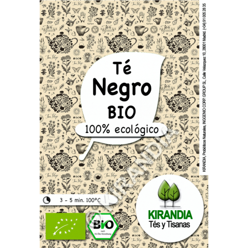 TE NEGRO BIO 100% ECOLÓGICO